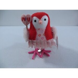 Spritz Feathery Friends 2022 Carmine Valentine's Day Love Bird Decoration NWT